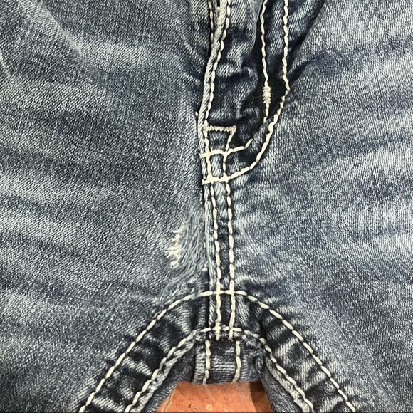 Miss Me Signature Rise Skinny Blue Denim Jeans Embellished Sz 27 - Picture 9 of 15